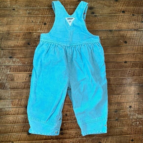 Oshkosh B’gosh vintage blue corduroy 18 month overalls - Picture 5 of 5